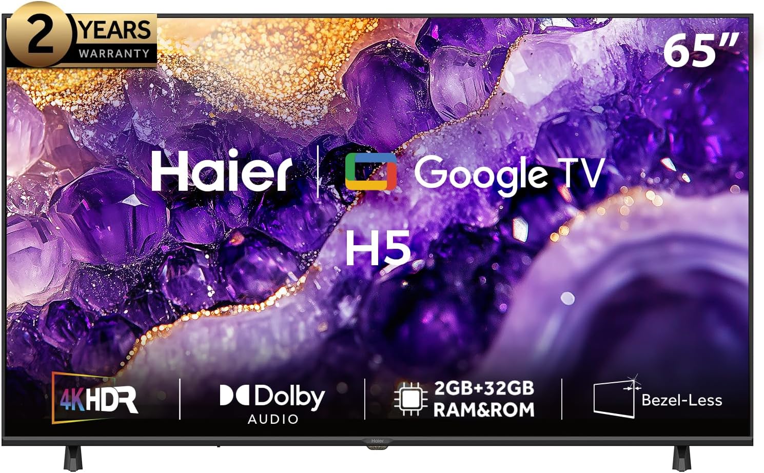 Haier 65 4k Google TV Dolby 32 GB