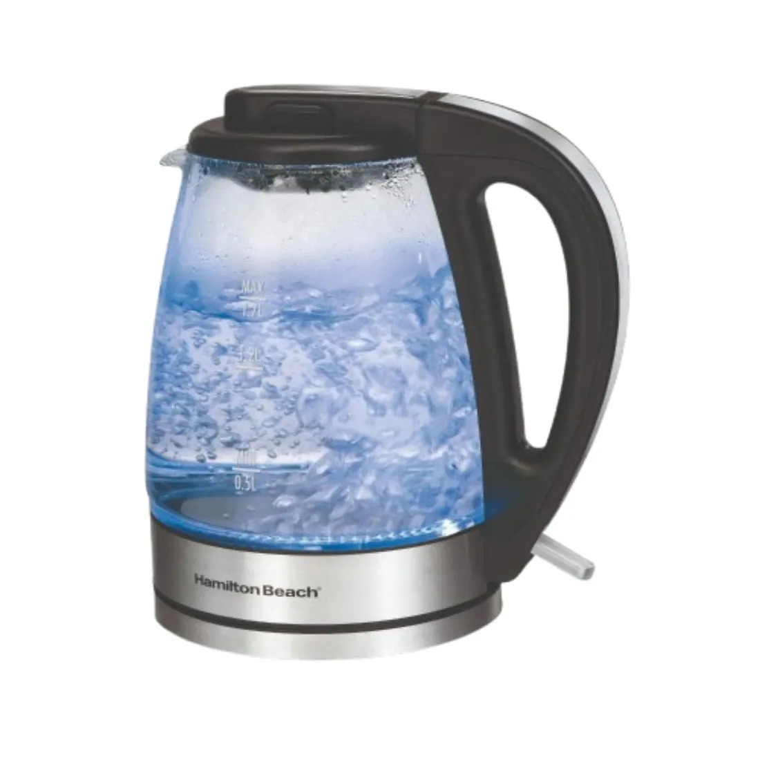 HAMILTON BEACH Hervidor Agua Vidrio 1 7l