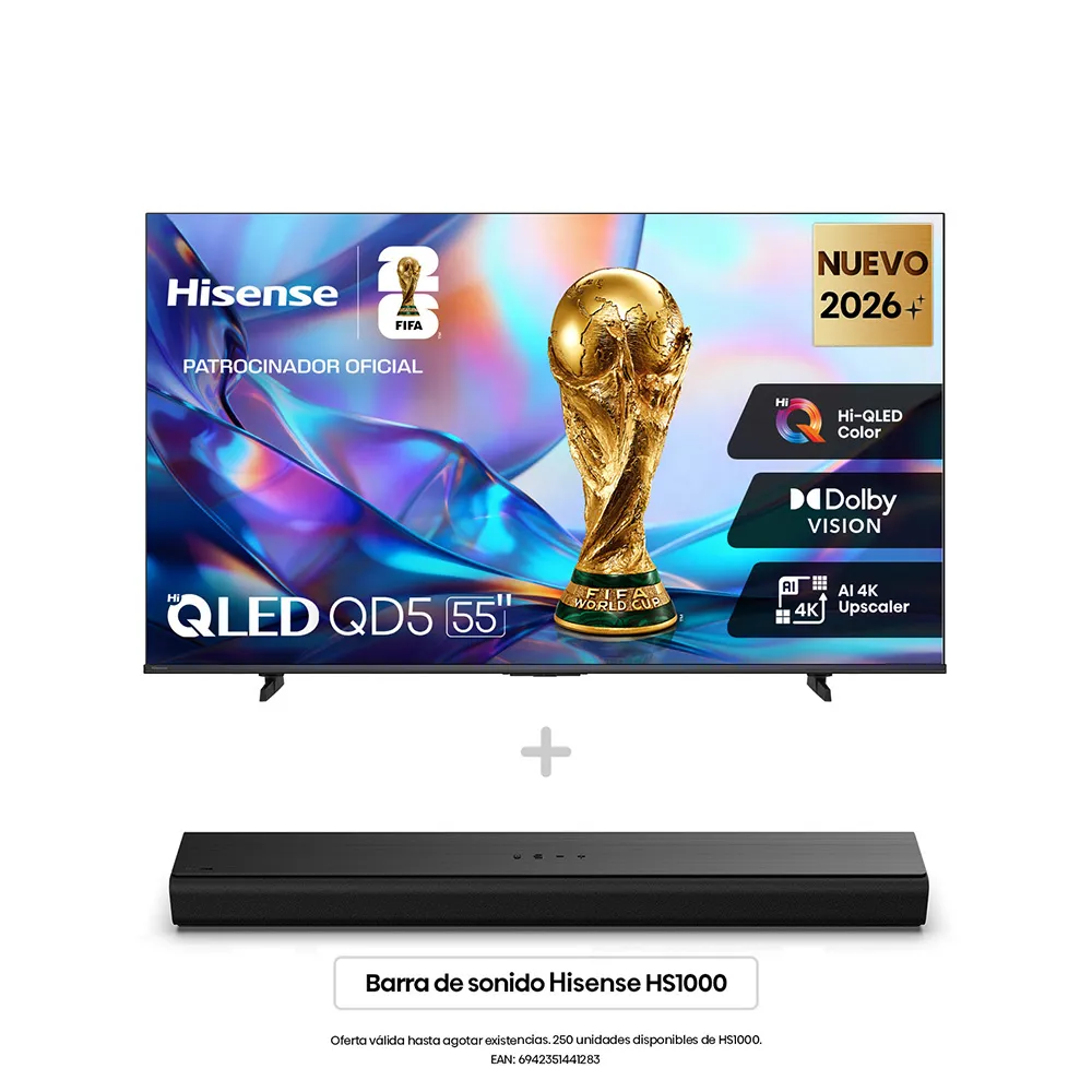 Hisense Televisor 55 Pulgadas Qled 4k