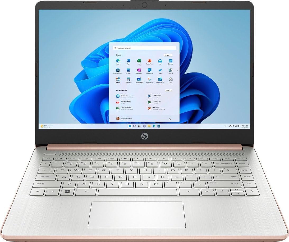 HP 14 1366 X 768 4 gb, 128 gb