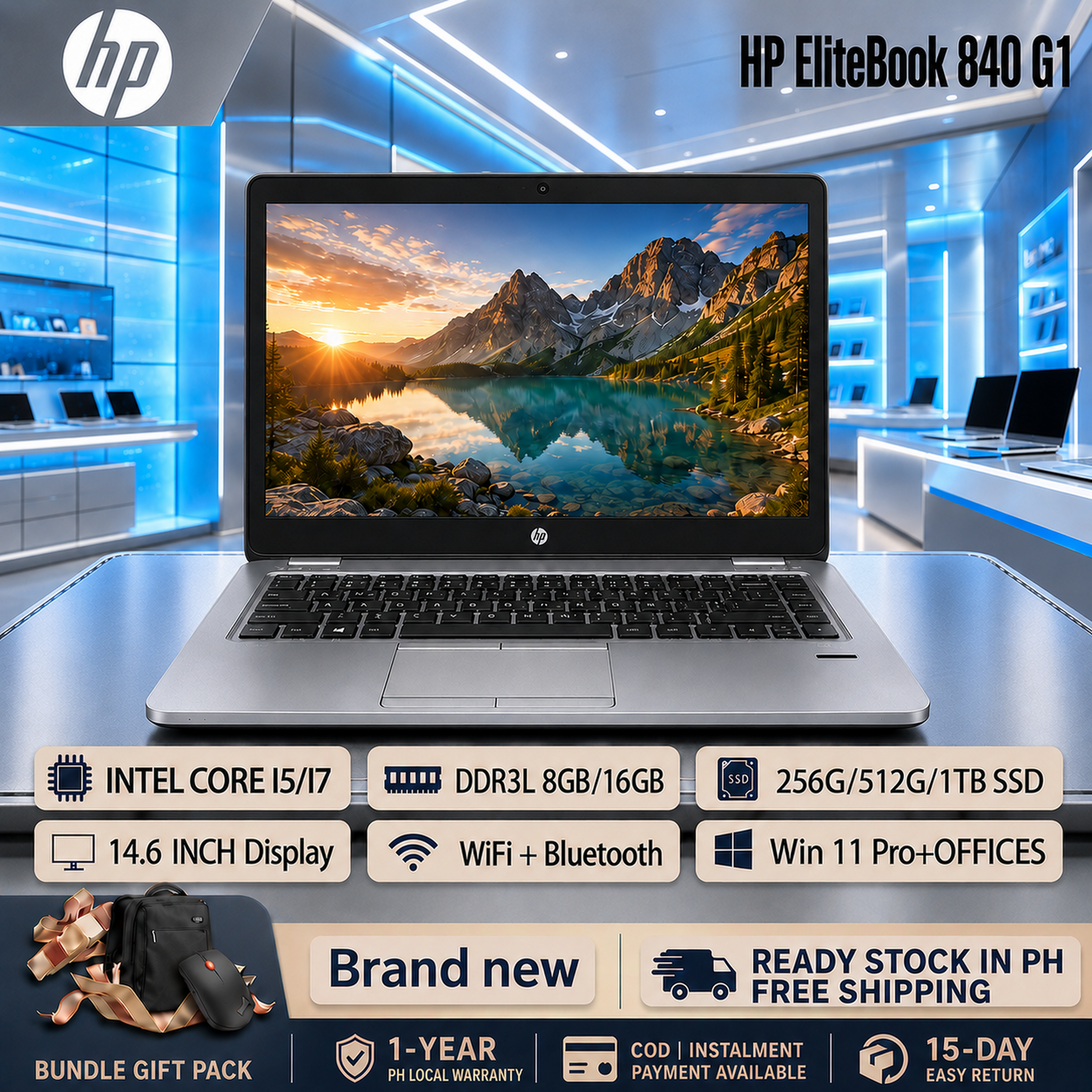 HP Elitebook 820 g1 840 g1 16 GB
