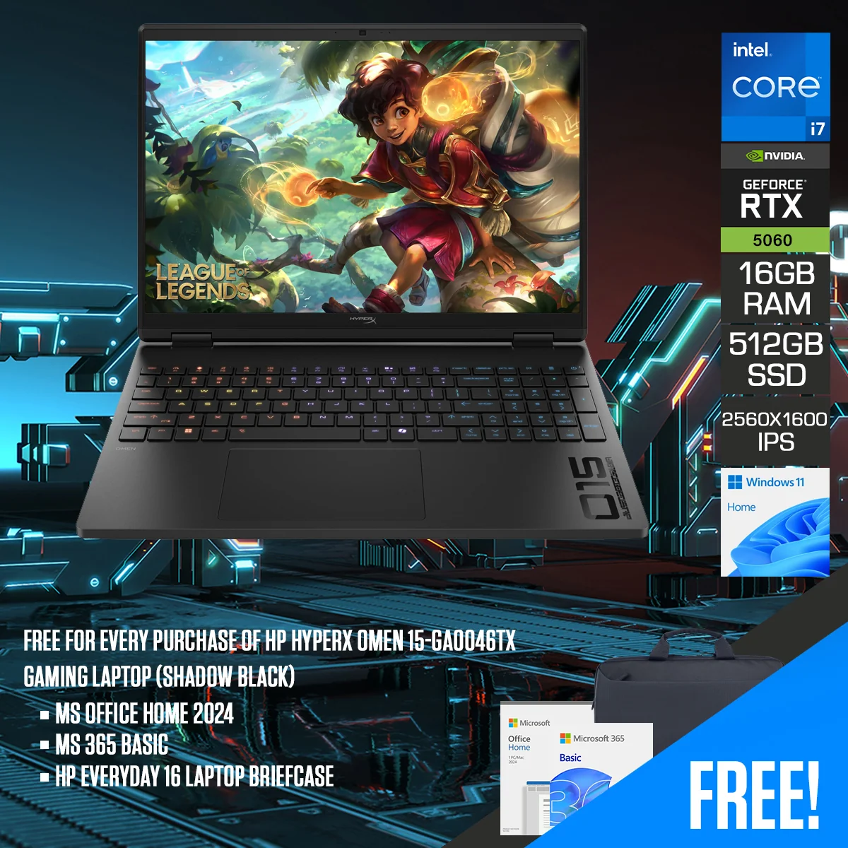 HP Hyperx Omen 15 ga0046tx 15 512 GB