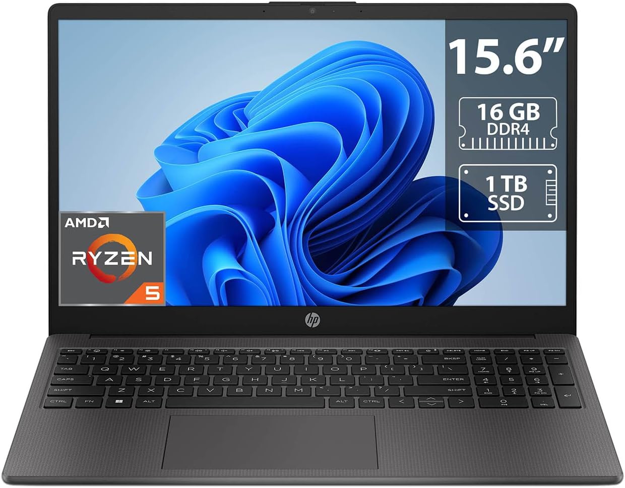 HP Laptop 255 g10 Procesador Amd 16 GB