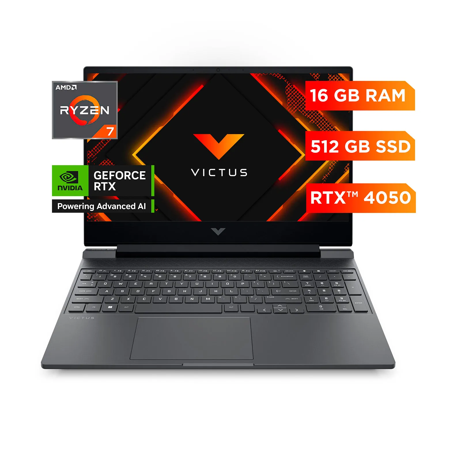 HP Portatil Gaming 15-fb3021la De 15 512 gb ssd