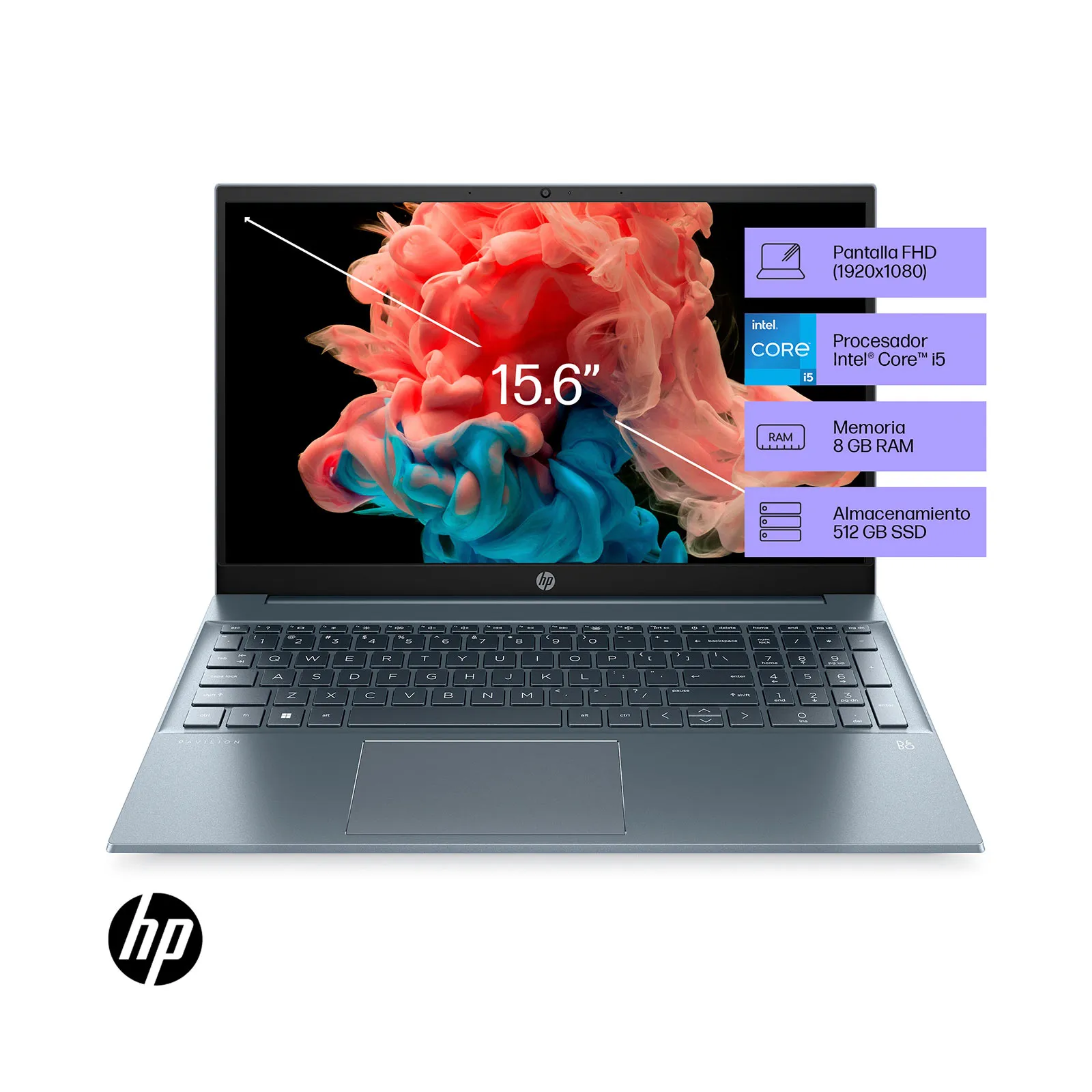 HP Portatil Pavilion 15-eg2502la 512 gb ssd
