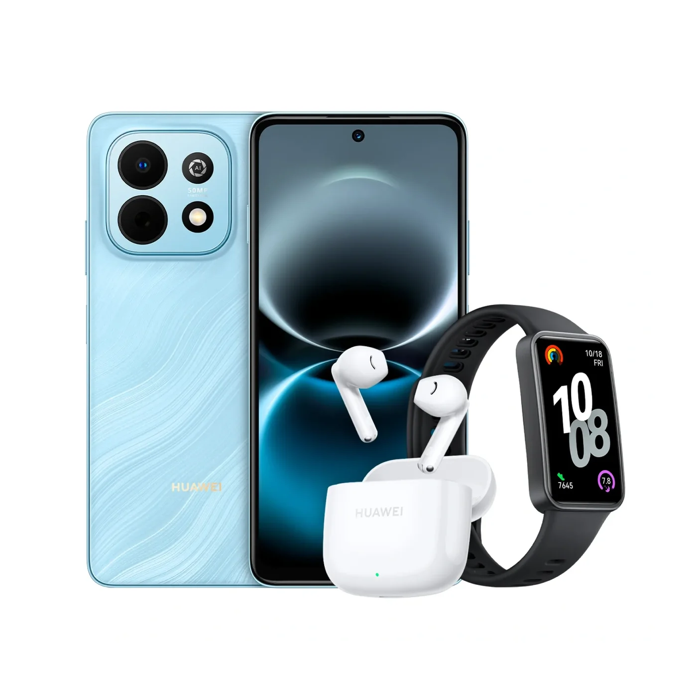 Huawei Nova y74 Freebuds se2 Band 256 GB