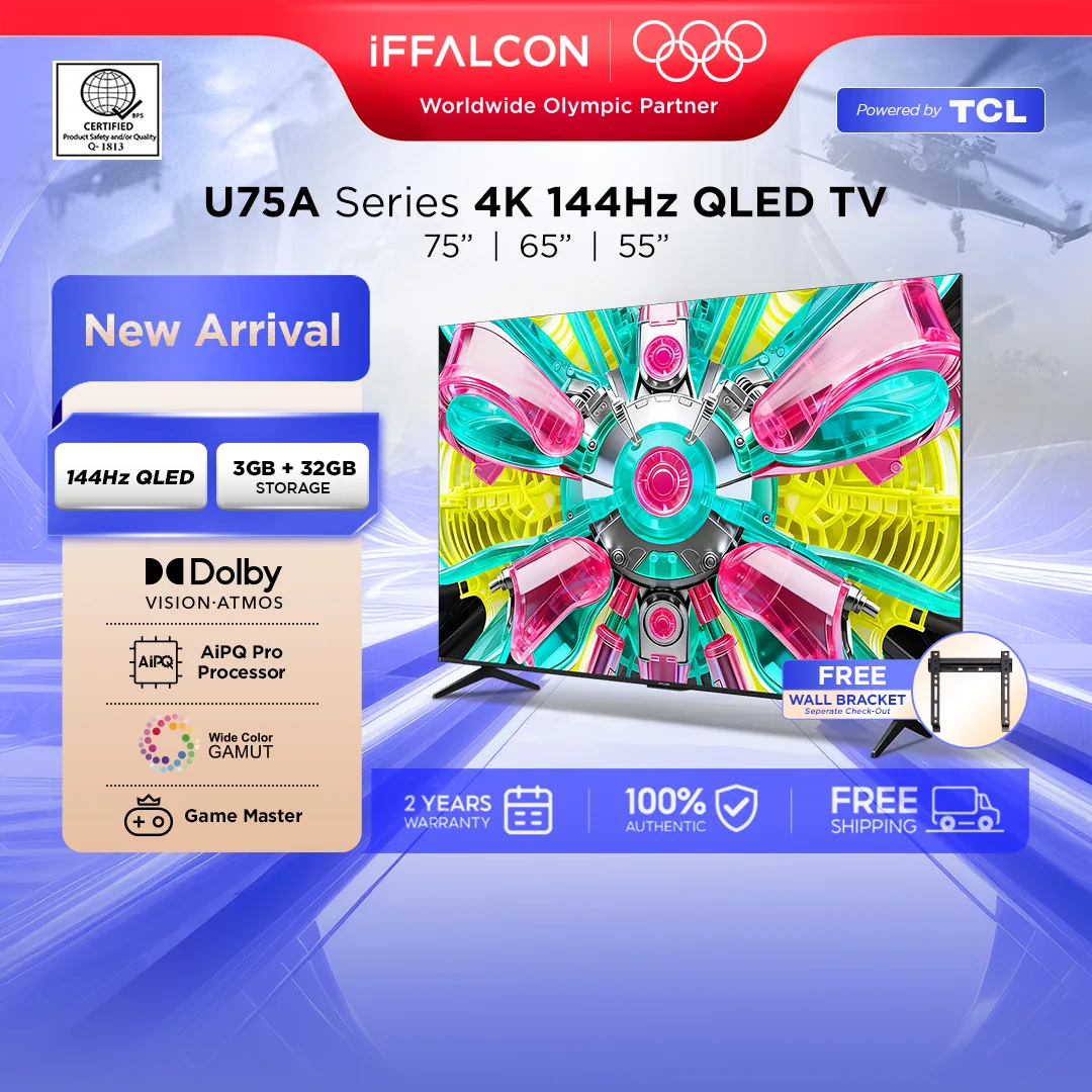 iFFALCON u75a Series 4k 144hz Qled 32 GB iFFALCON u75a Series 4k 144hz Qled 32 GB