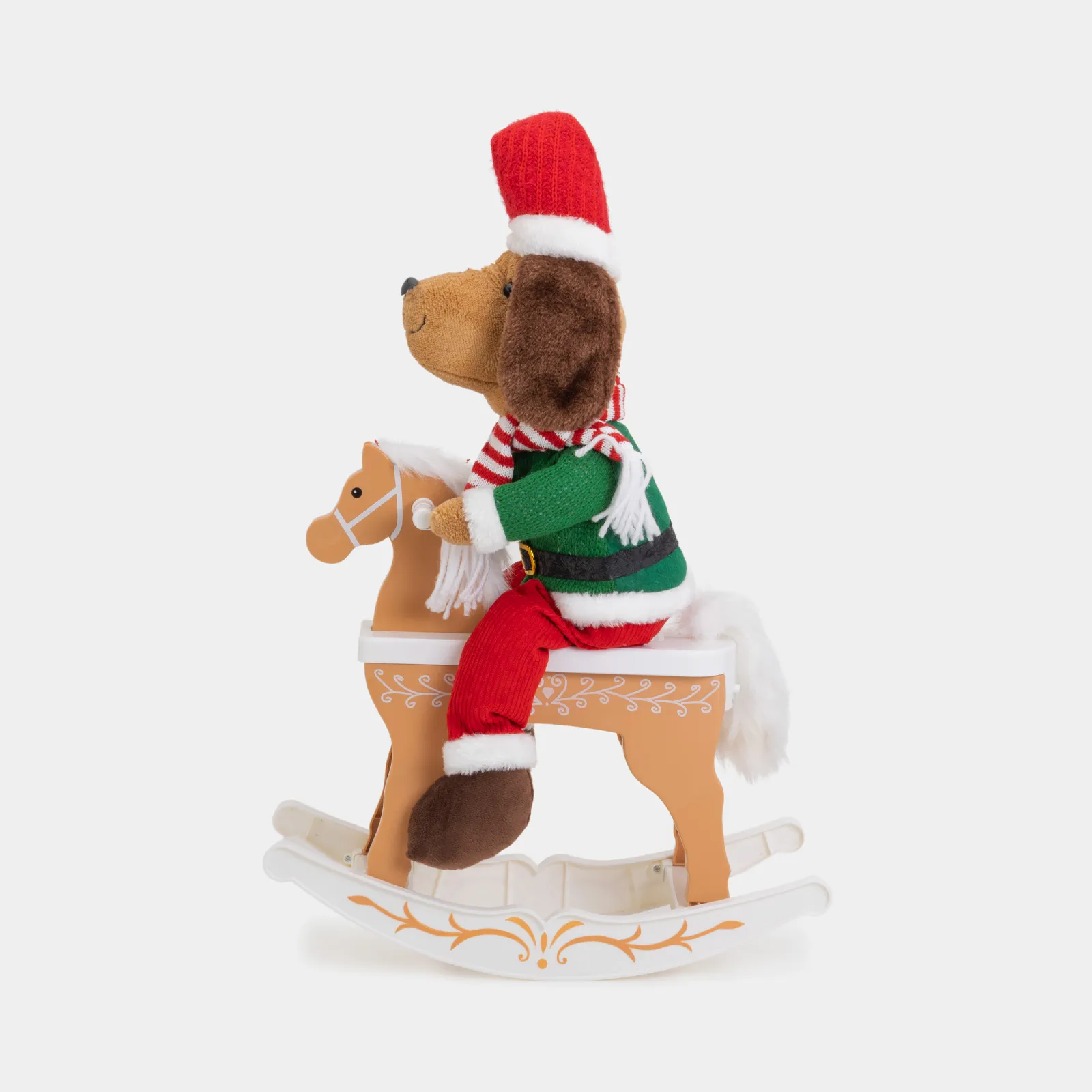 Importado Perro Caballo Mecedor 56 Cm