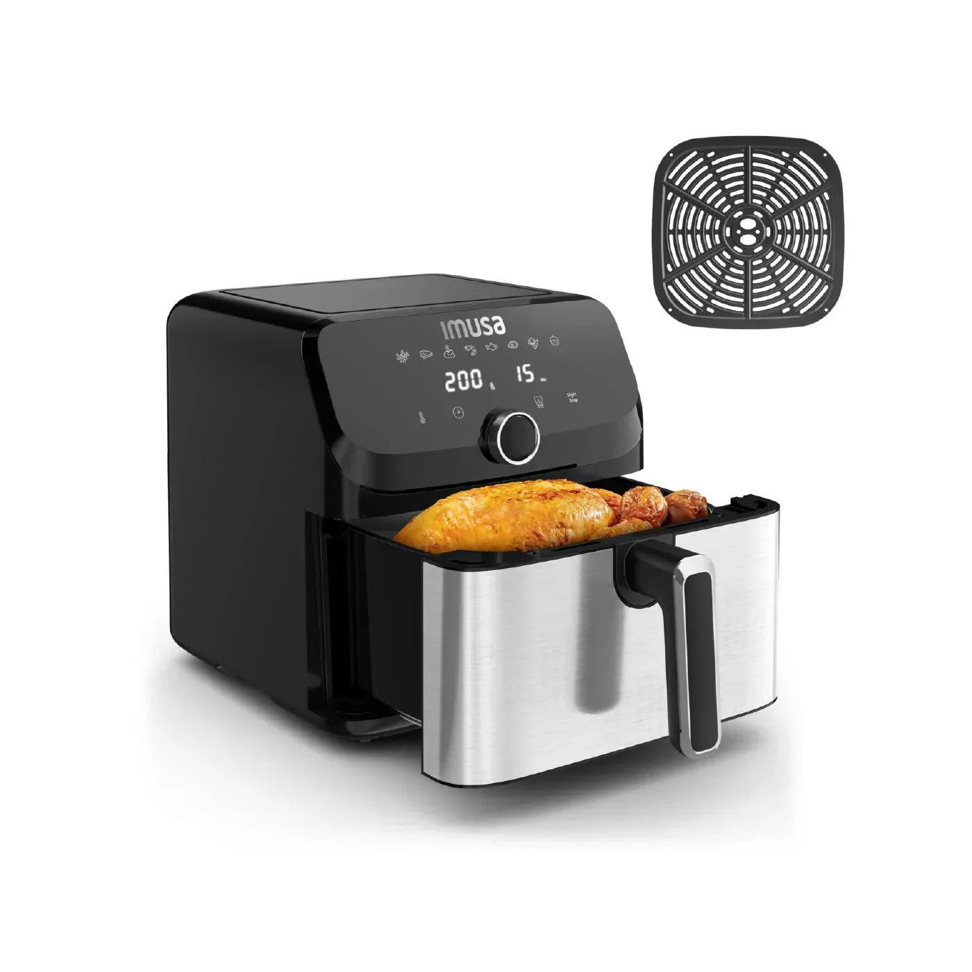 IMUSA Freidora Aire Easy Fry Mega 7.6 litros