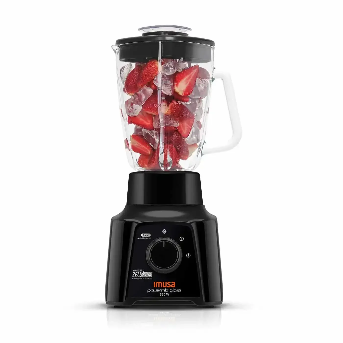 IMUSA Licuadora Powermix Glass 2 Velocidades 1.25 litros