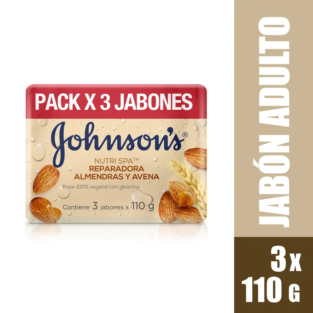 JOHNSONS Jabon Johnson S Avena Tripack