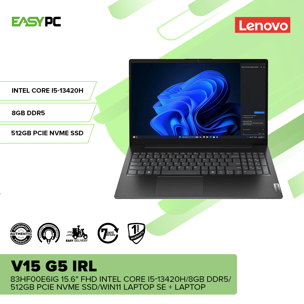 Lenovo Easypc v15 g5 Irl 83hf00e6ig 512 GB