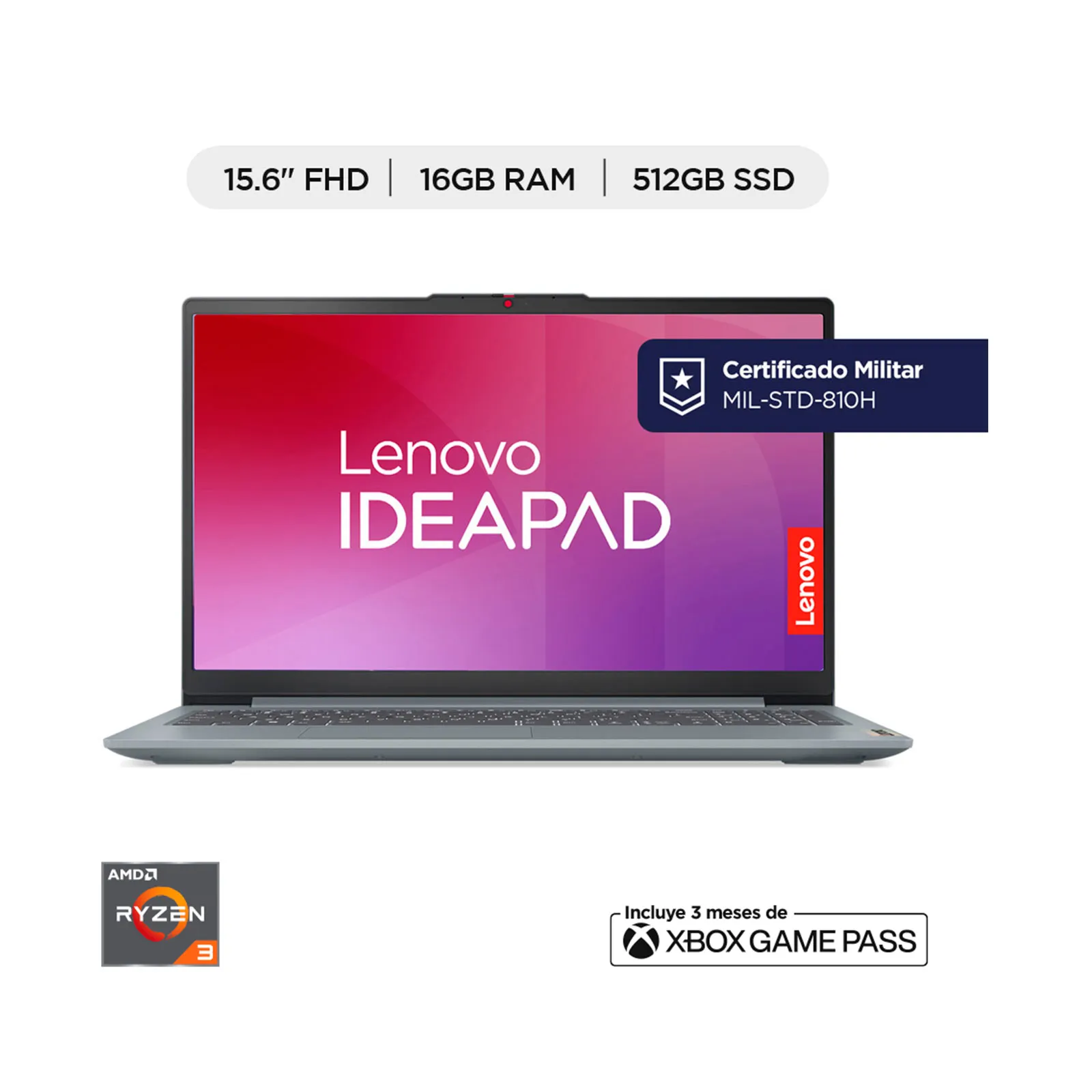 Lenovo Ideapad Slim 3 15amn8 82xq00yflm 512 gb ssd