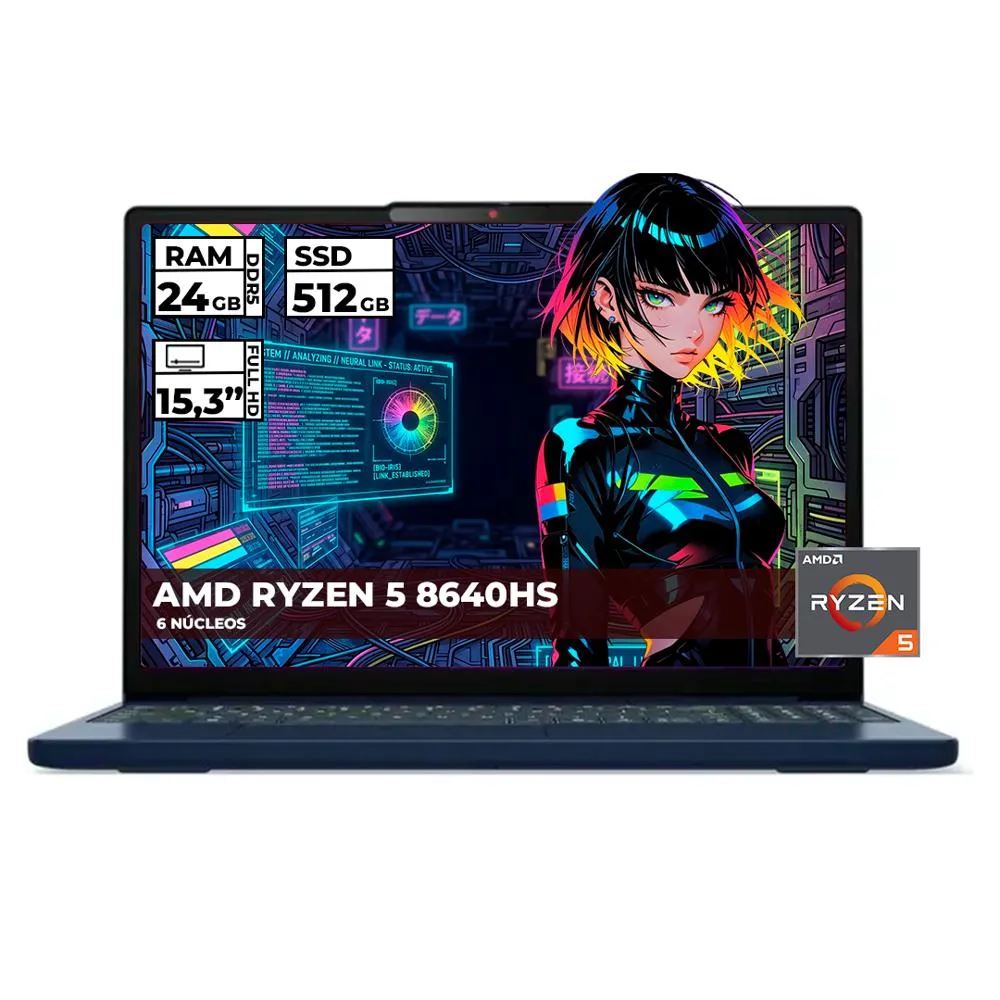 Lenovo Ideapad Slim 3 Repotenciado 5 8640hs 501 gb a 1 tb