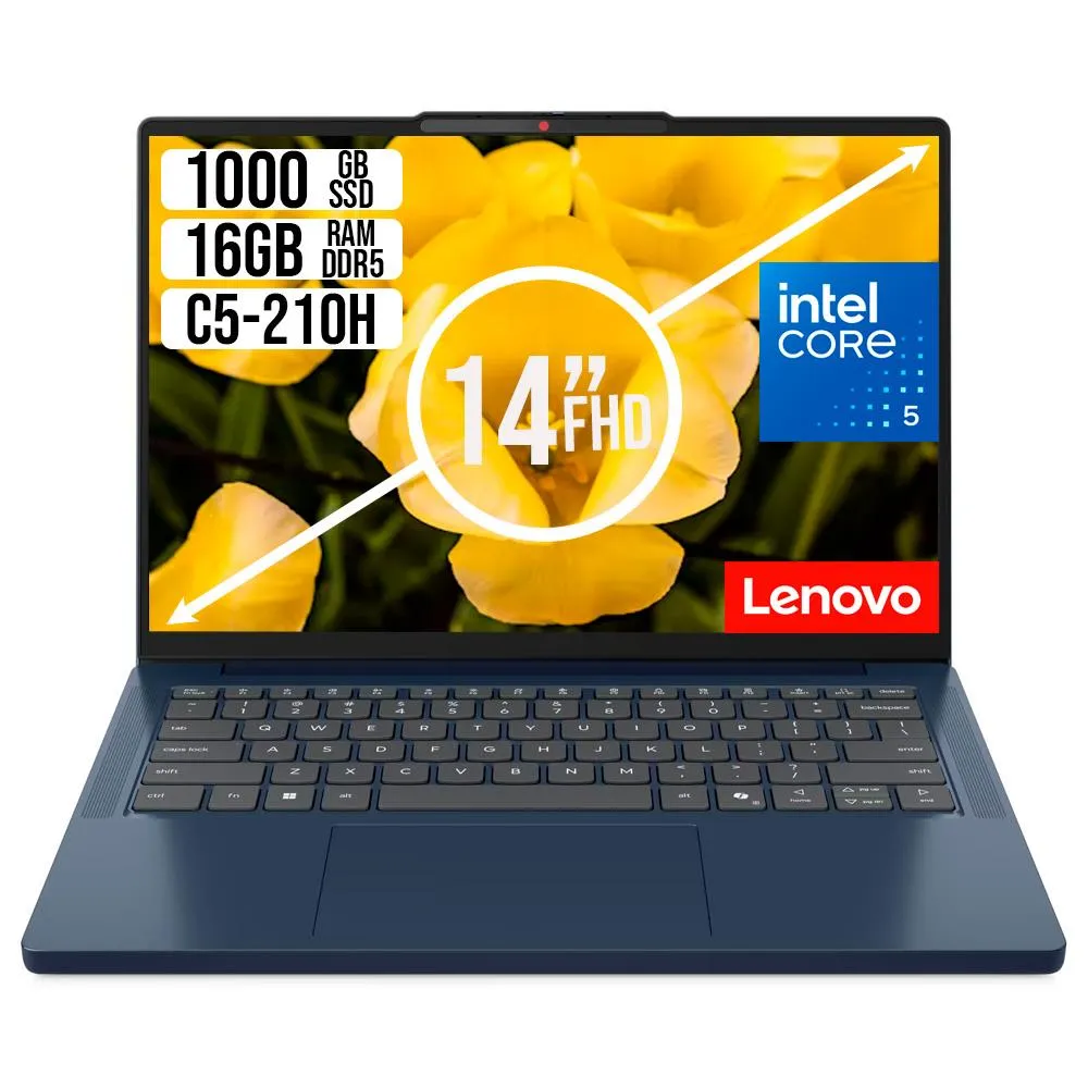 Lenovo Slim 3 5 210h Repotenciado 14 Wuxga 501 gb a 1 tb