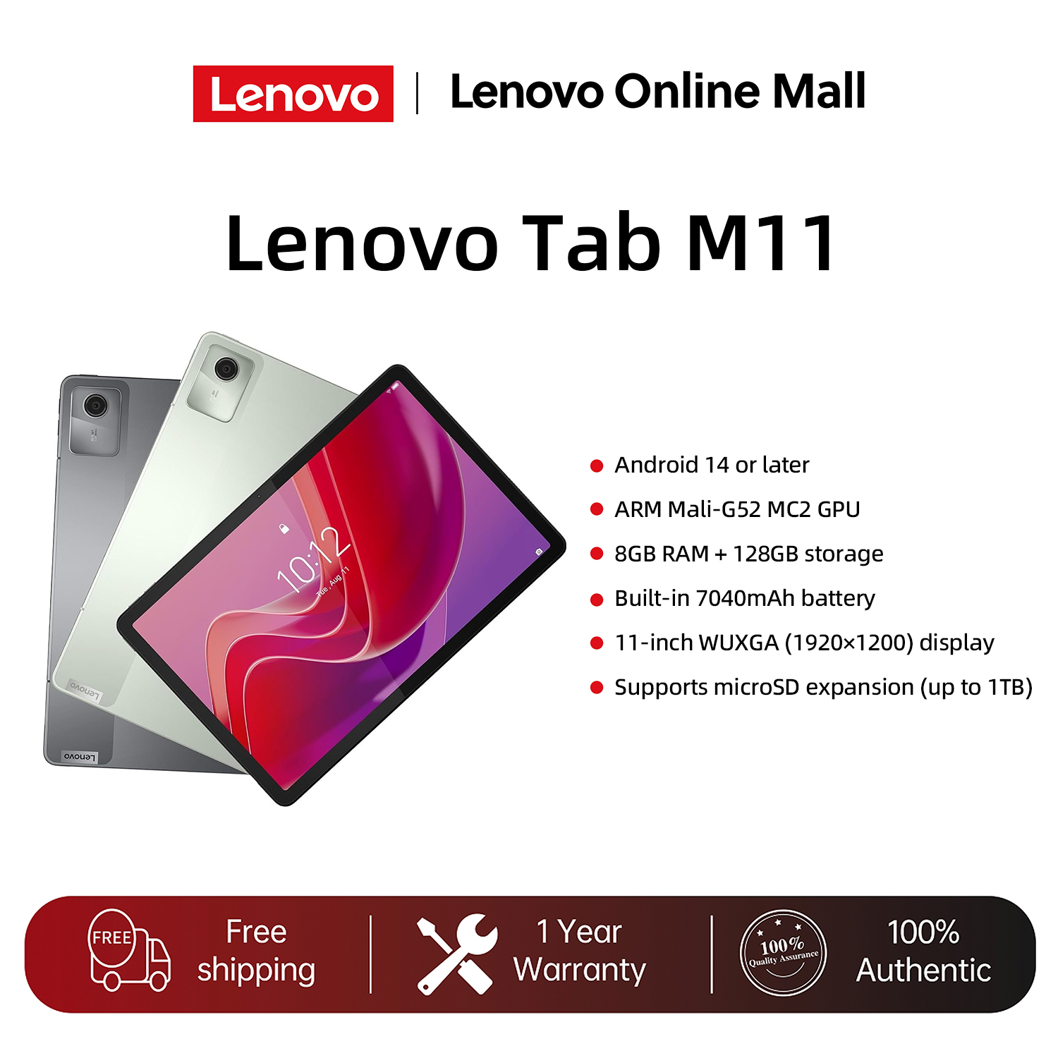 Lenovo Tab m11 Voice 128 GB