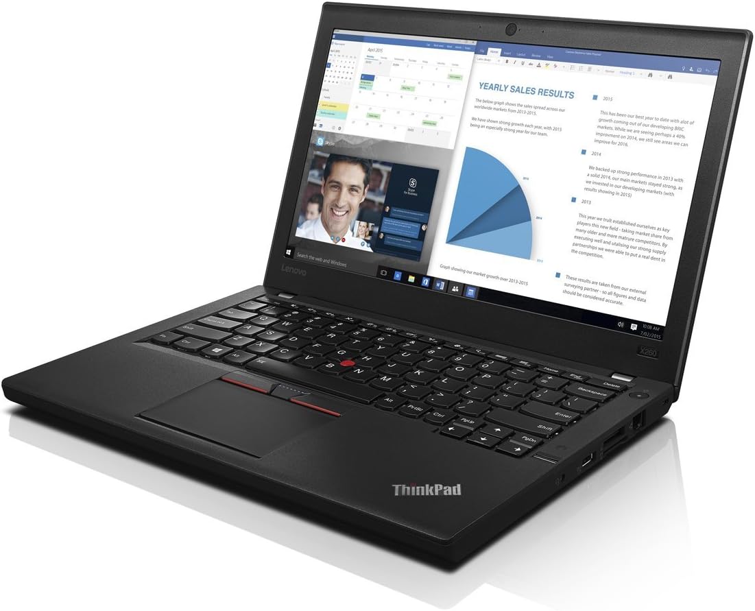 Lenovo Thinkpad x260 Business Laptop 20f60093us 256 GB