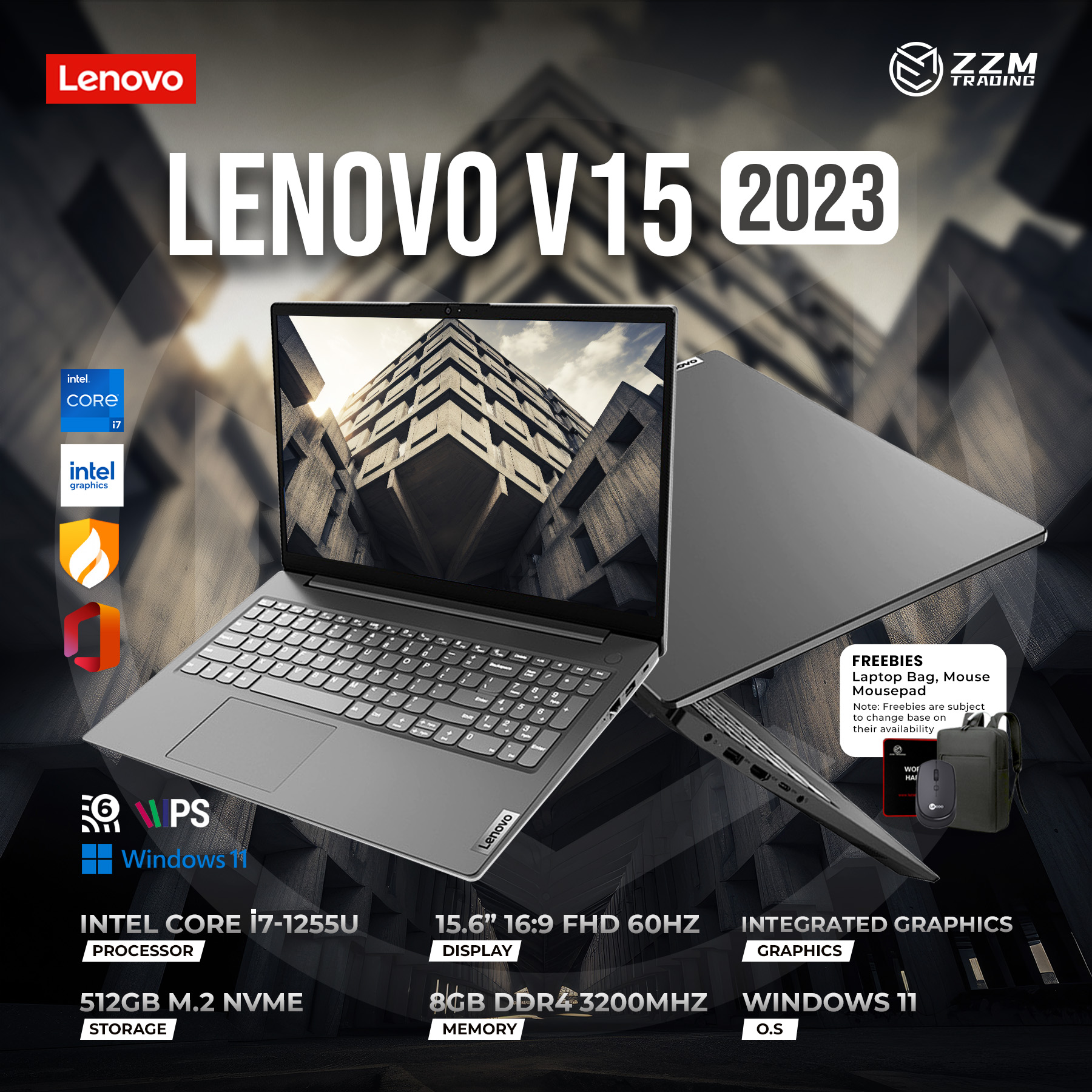 Lenovo v15 2022 i5-13420h Xe Graphics 512 GB