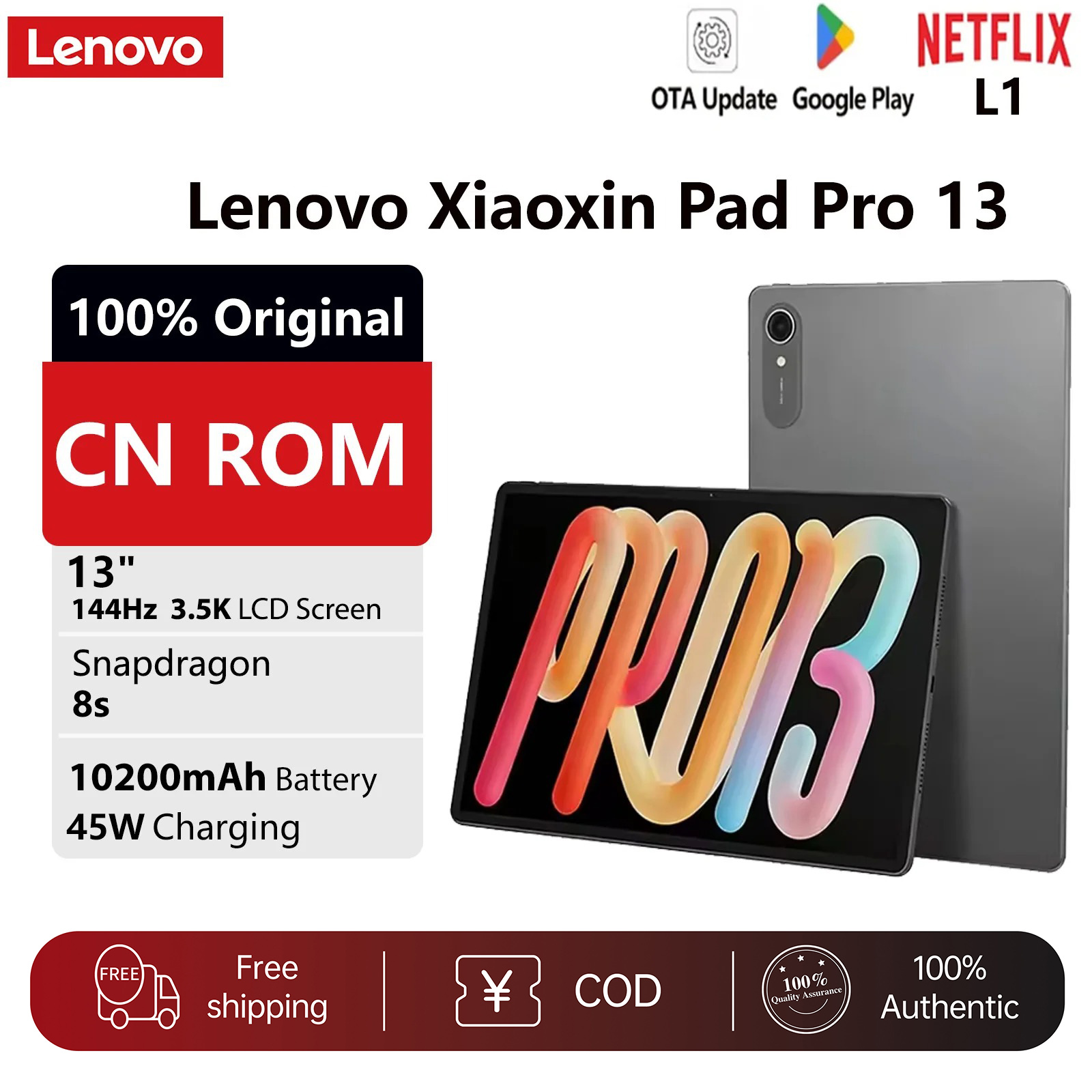 Lenovo Xiaoxin Pad Pro 13 Snapdragon