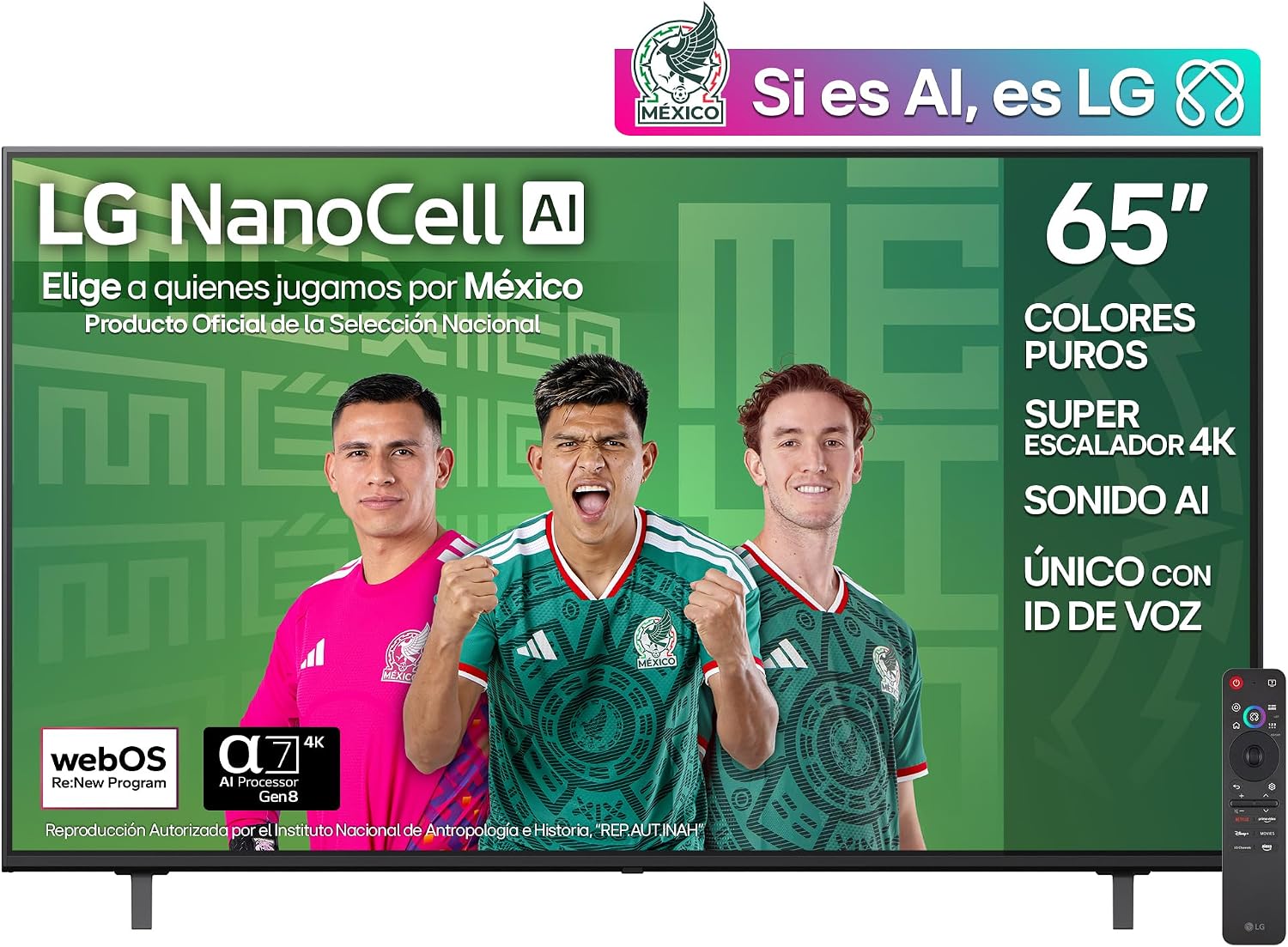 LG 65 Nanocell nano80 4k TV