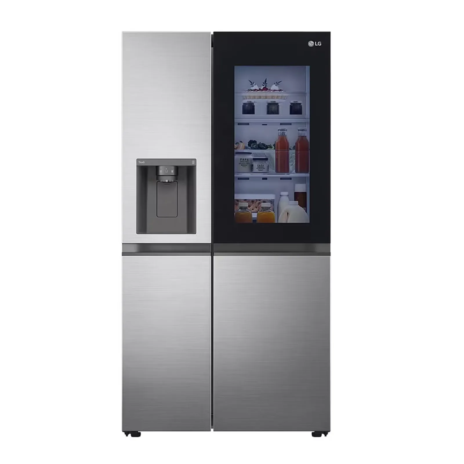 LG Rvs g245pz 24 5cuft Side