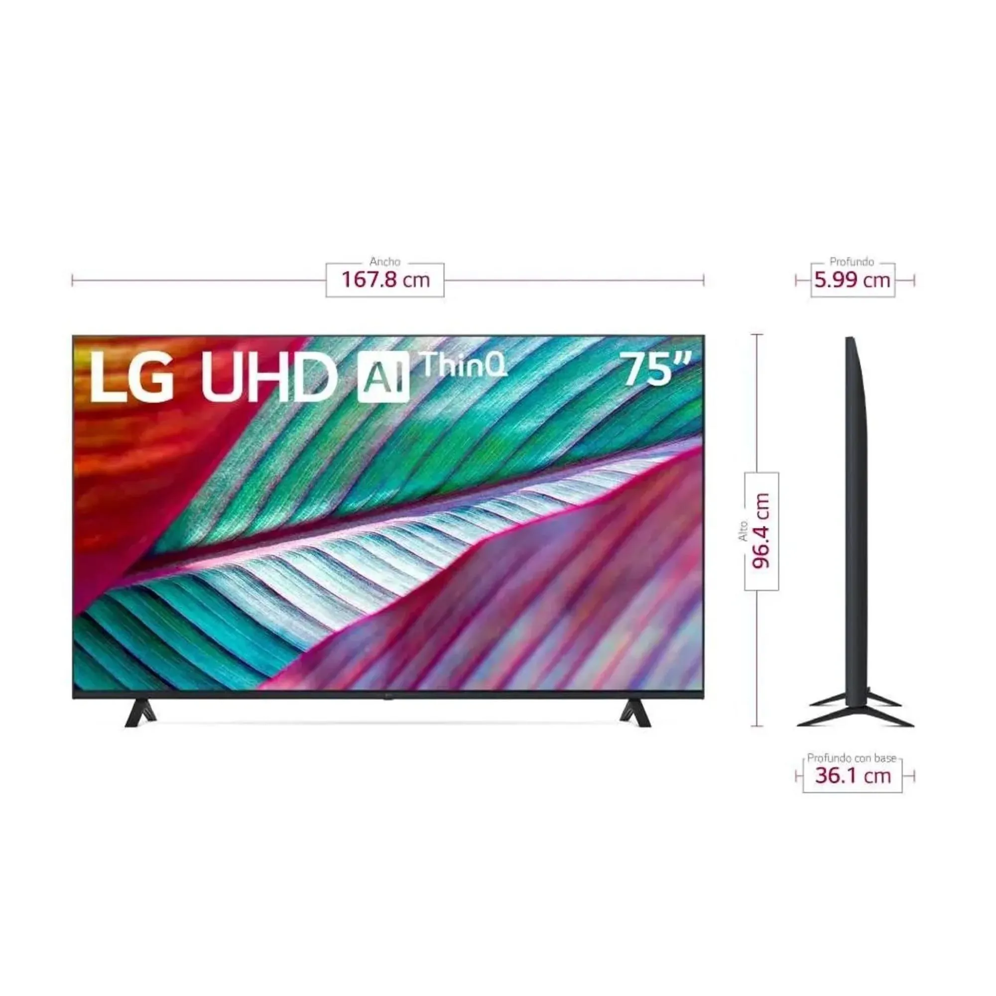 LG Televisor 75 Pulgadas Uhd 4k