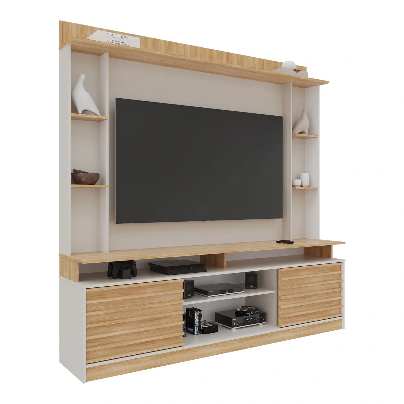 MADERKIT Centro Entretenimiento Akros Panela Capri