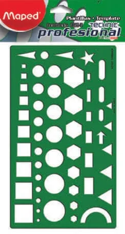 Maped Plantilla Figuras Geometricas Technic Profesional