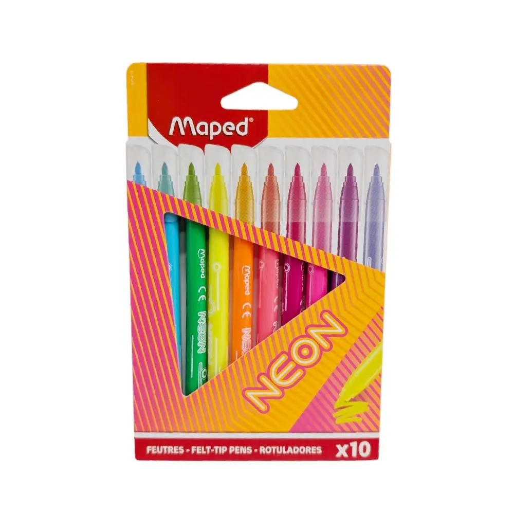 Maped Plumones Neon 10 Piezas
