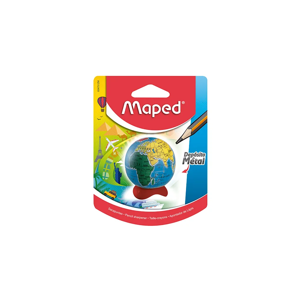 Maped Sacapuntas Contenedor Globo Terraqueo