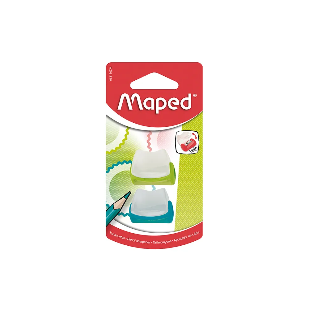 Maped Sacapuntas Vivo Tapa 2 Piezas