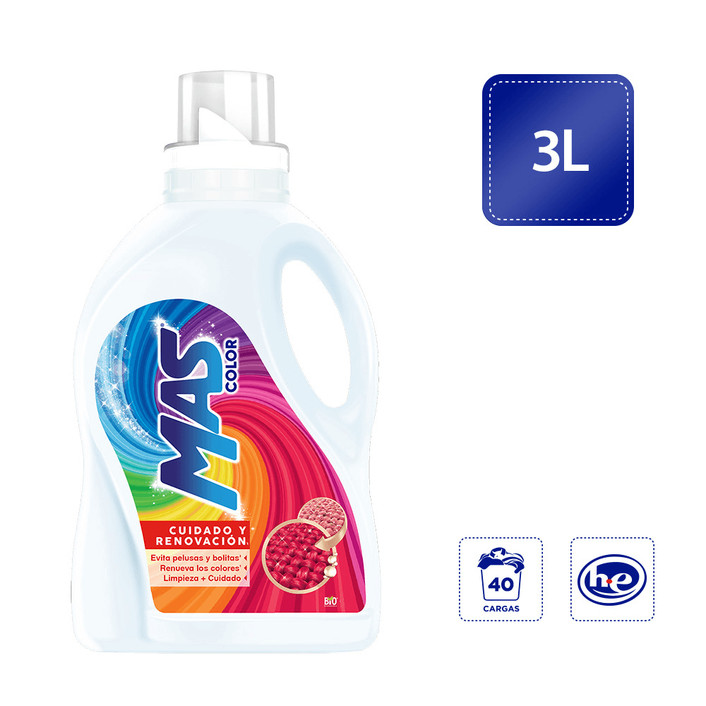 MAS Detergente Liquido Color 3l