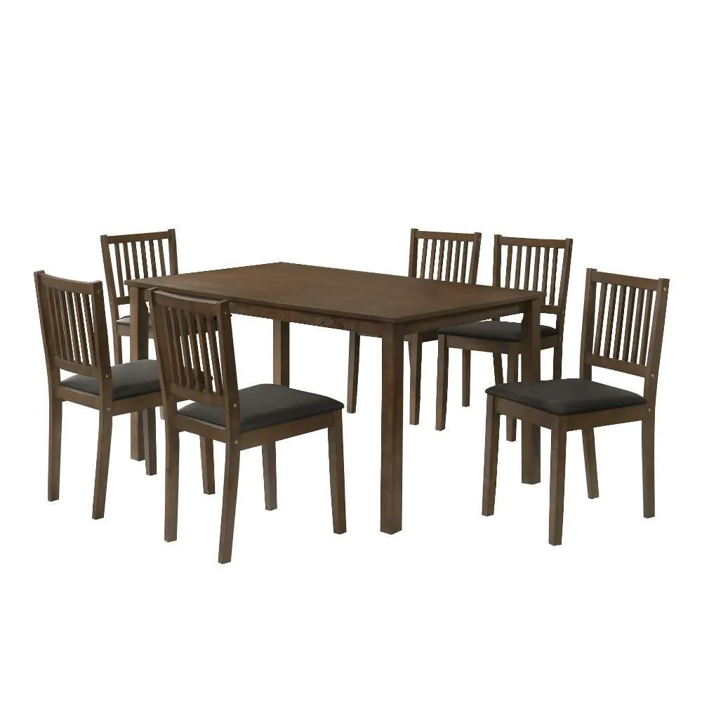 MELE Comedor Alaska 6 Personas Nogal