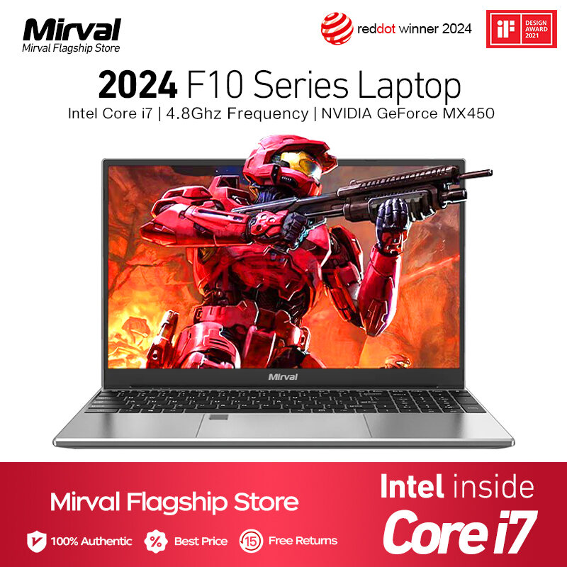 Mirval f10 Computer i7 1165g7 Nvidia 512 GB