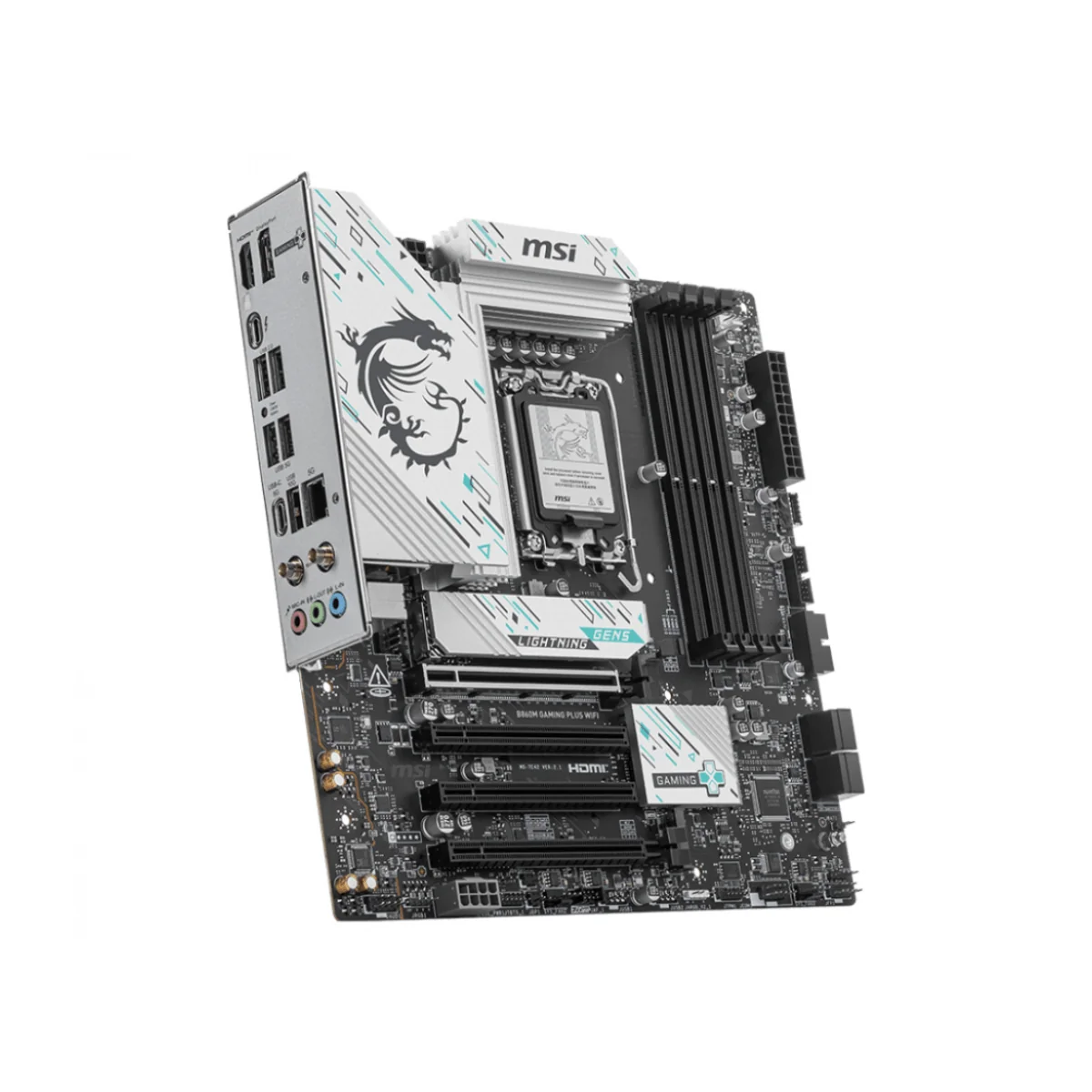 MSI Tarjeta Madre b860m Plus Wifi 256 GB