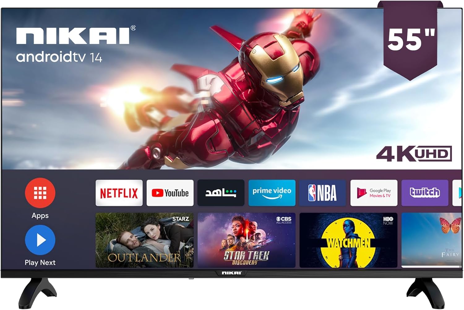 Nikai 55 4k Ultra Hd Smart 8 GB