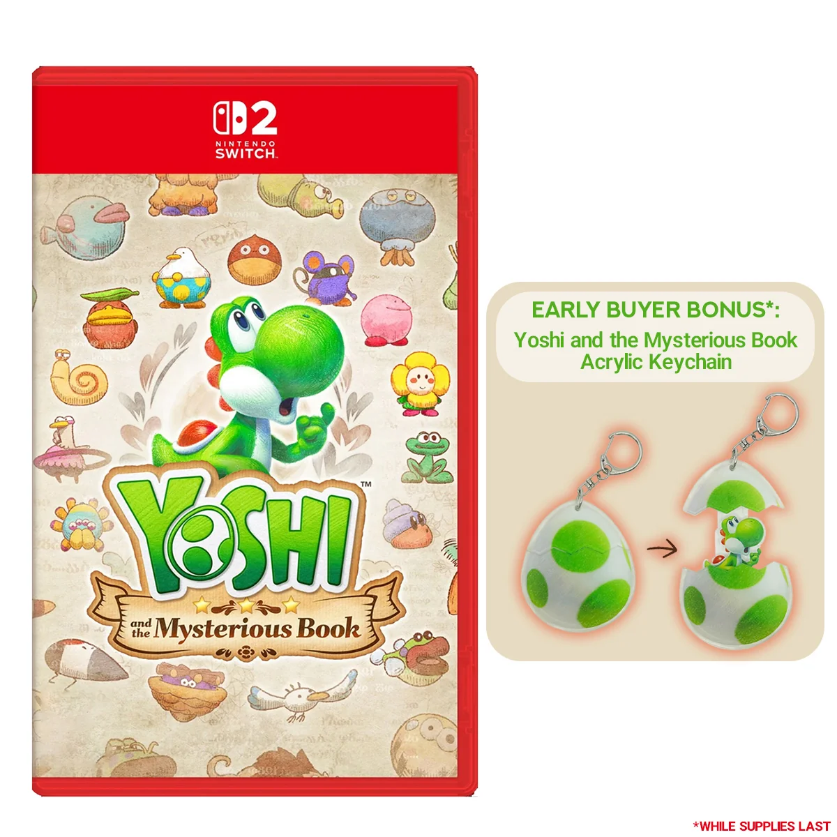 Nintendo Switch 2 Yoshi Mysterious Book Sea