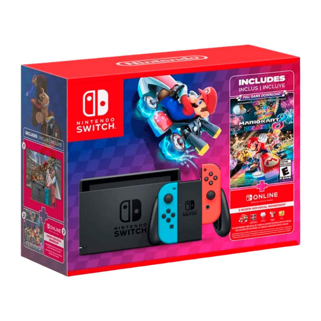 Nintendo Switch Juego Neon Mario Kart 8