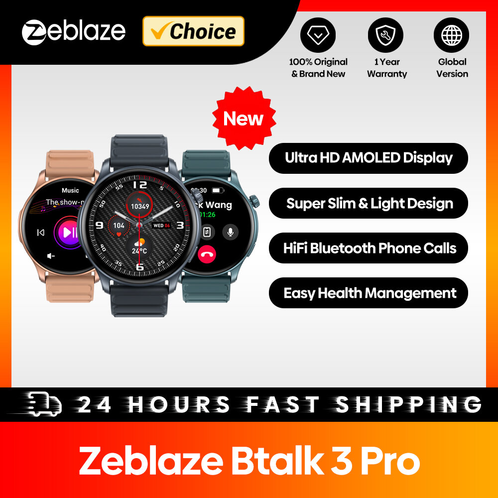No Brand 2024 World Premiere Zeblaze Btalk No Brand 2024 World Premiere Zeblaze Btalk