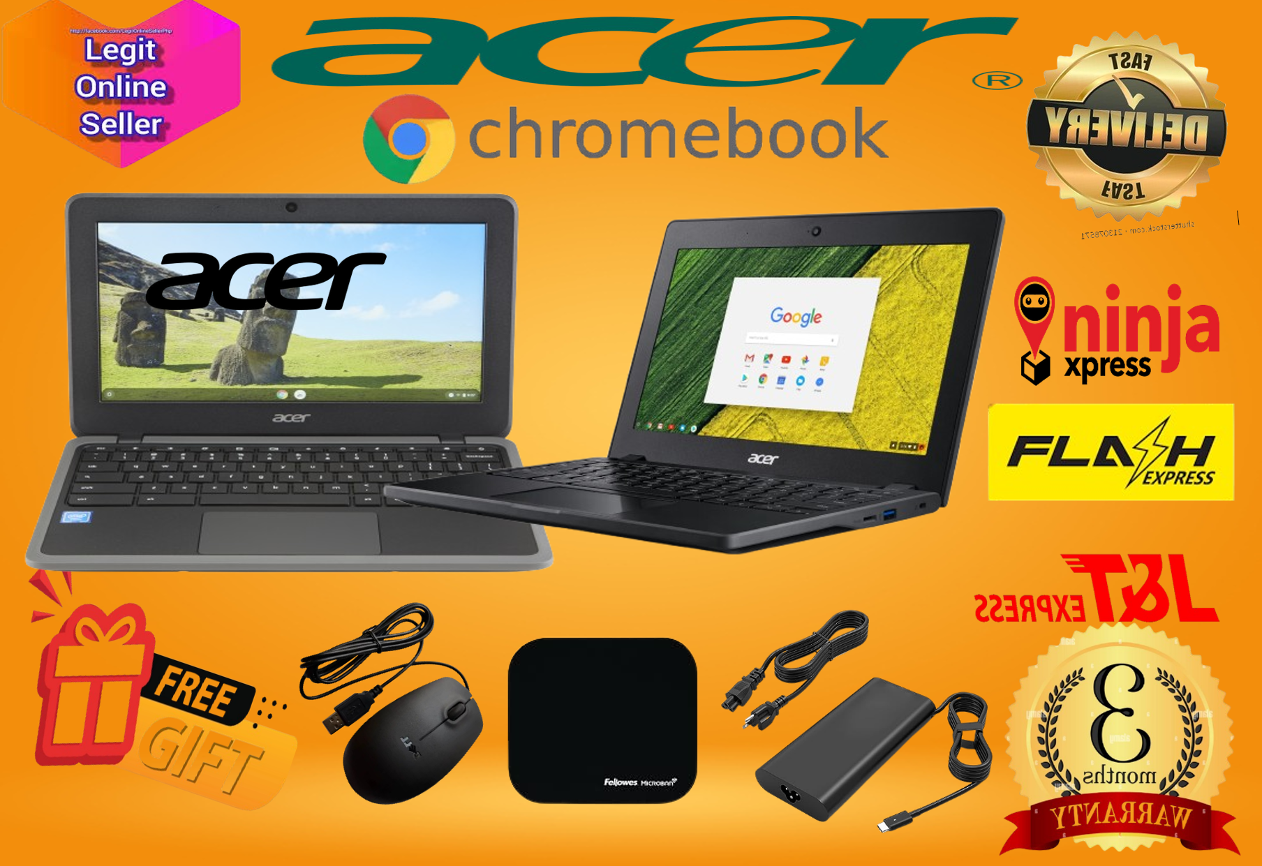 No Brand Acer Chromebook 311 cb311-9h-c12a 32 GB