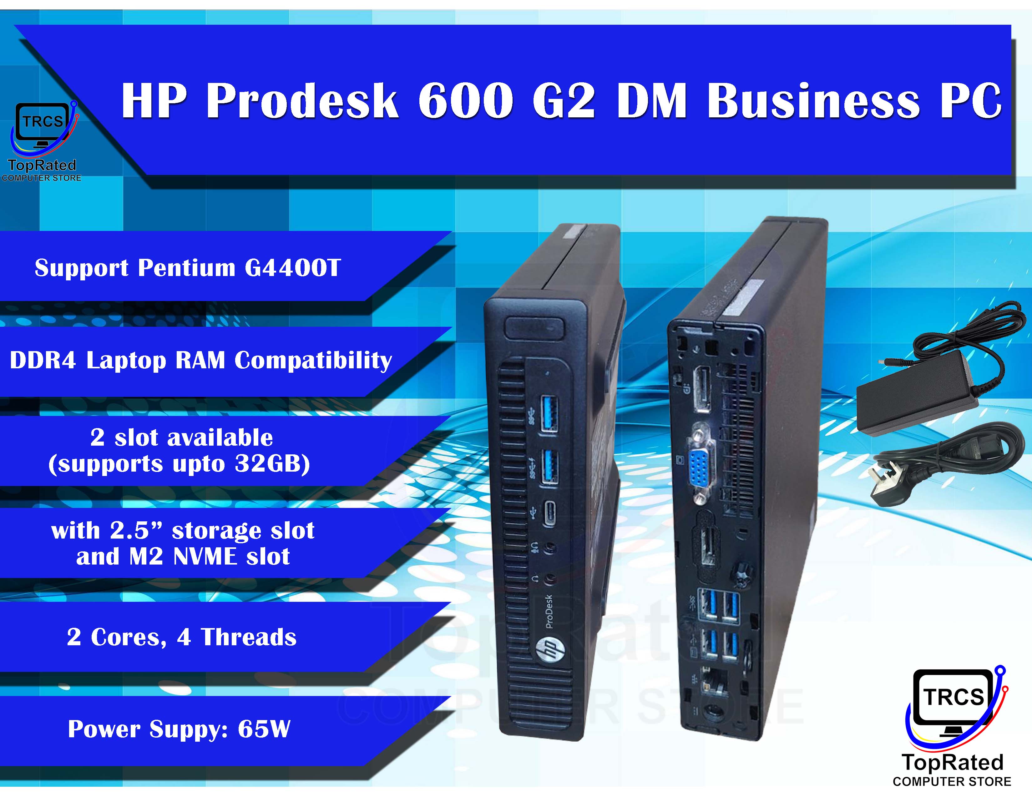 No Brand Desktop Computer Hp Prodesk 600 500 GB