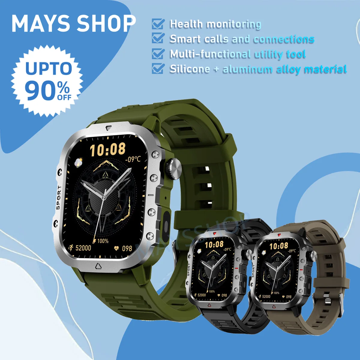 No Brand h11 Mechanical Cool Bluetooth Calling