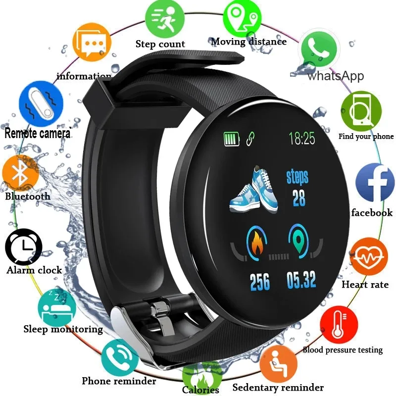 No Brand 🔥original Product+free Shipping🔥 d18 Watch