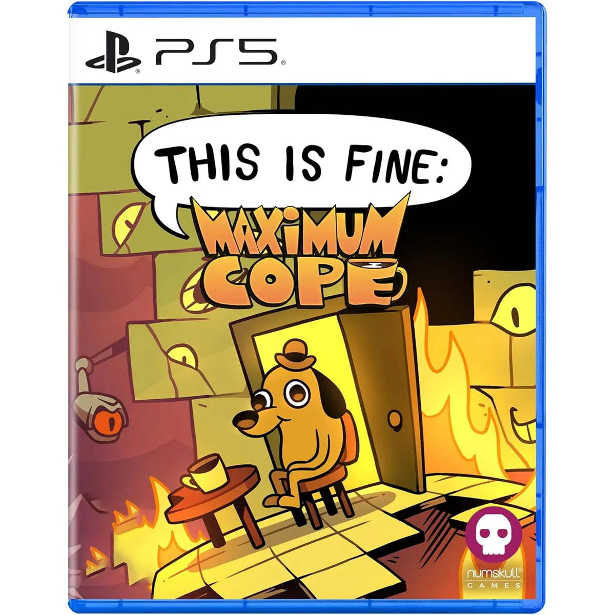 Numskull ps5 This Is Fine Maximum Cope