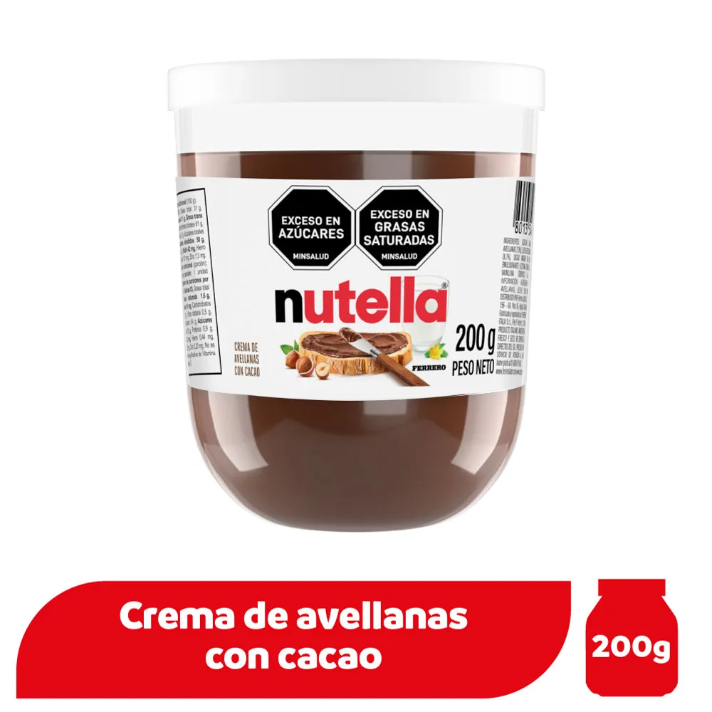 NUTELLA Avellana Cacao Leche Despicable me3 conservar temperatura ambiente (14 a1 8°c).