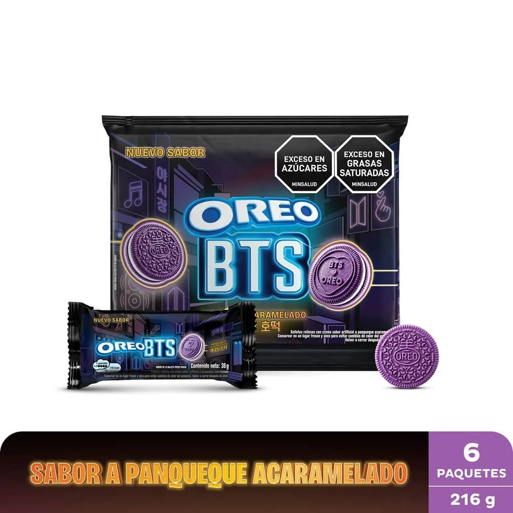 OREO Galletas Bts 6 Und 36 conservar en un lugar fresco