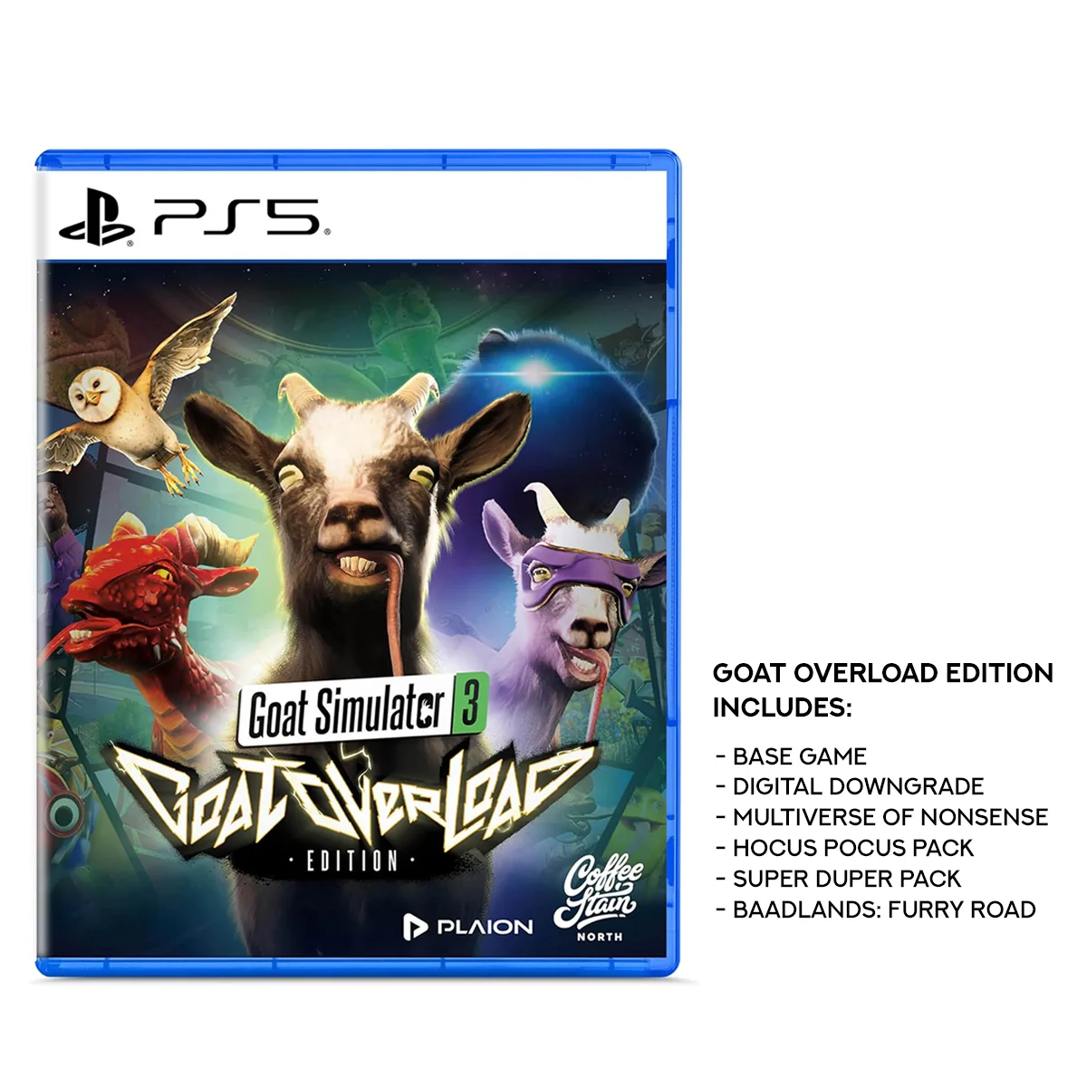 PLAION ps5 Goat Simulator 3 Goat Overload