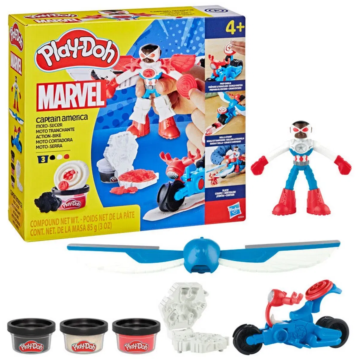 Play Doh Captain America Moto
