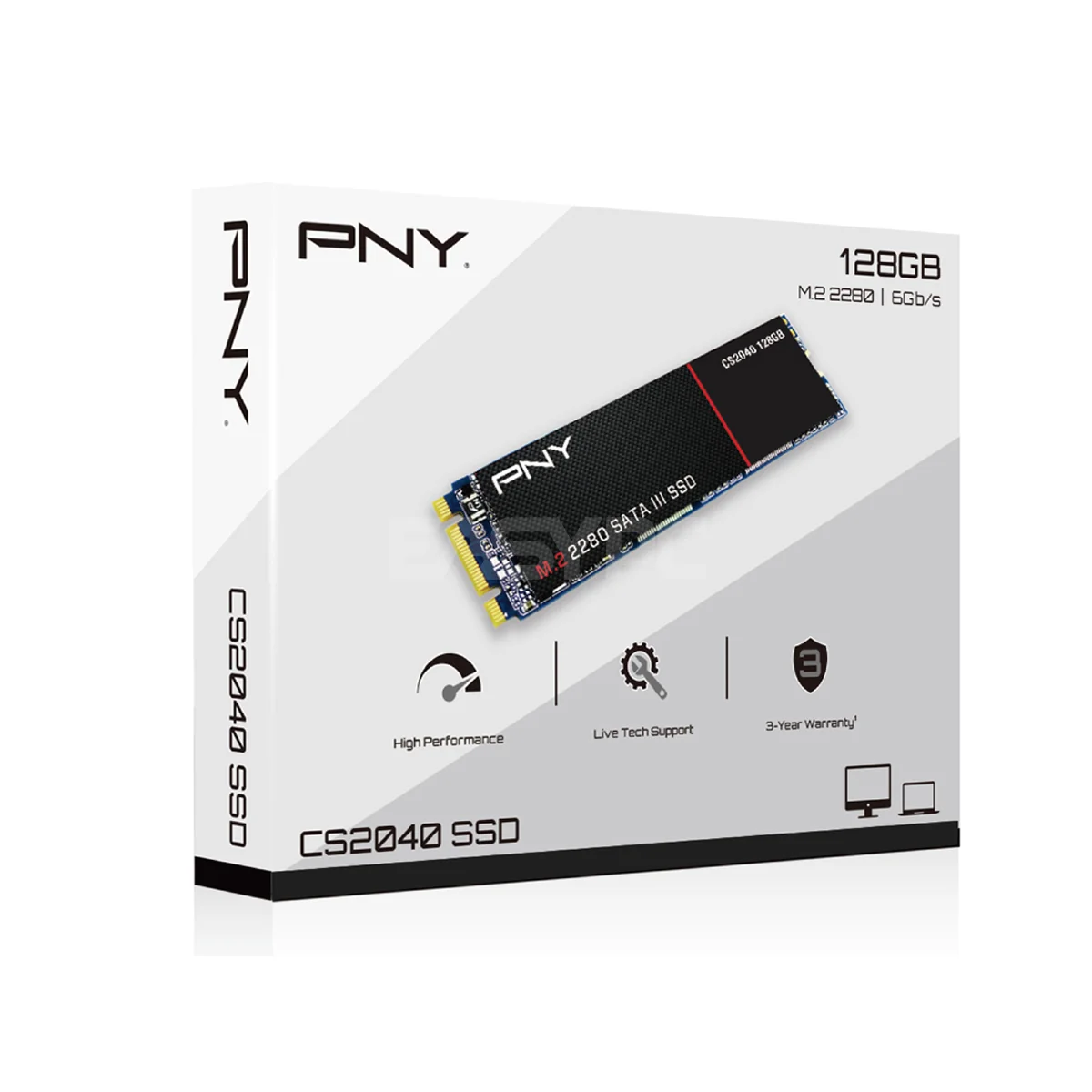 PNY cs2040 M 2 Solid State 128 GB