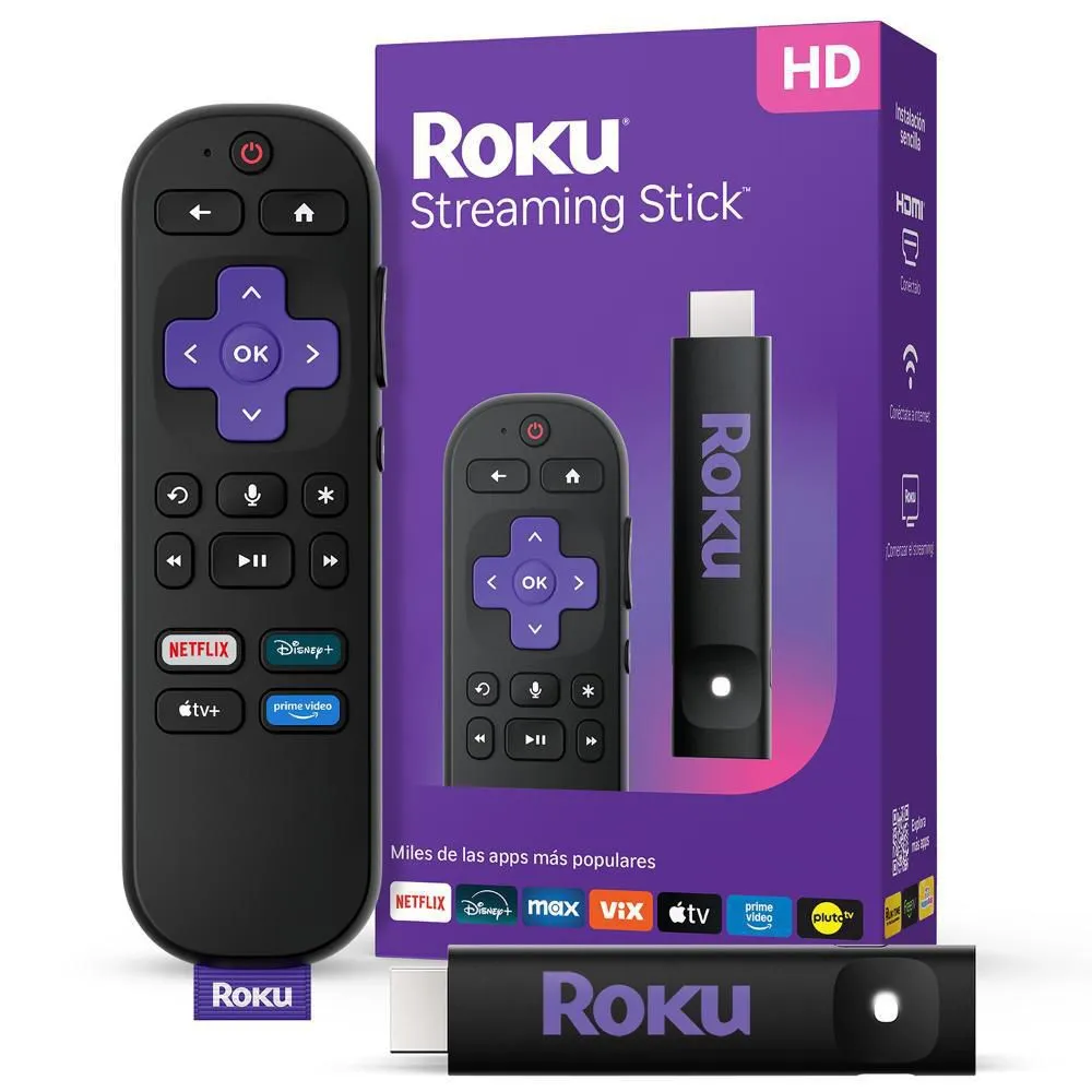 Roku Stick Reproductor Streaming Hd